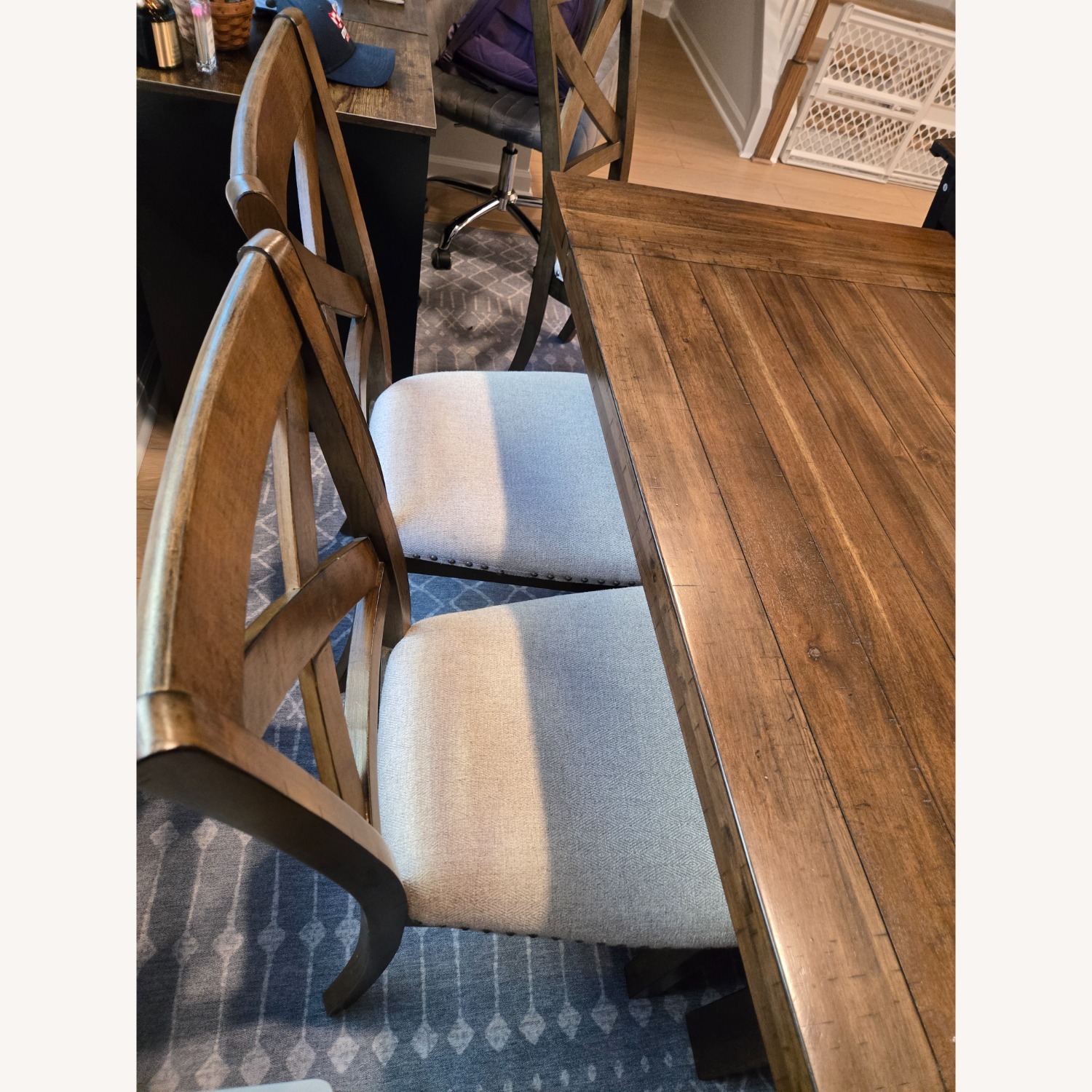 Ashley Furniture Moriville Dining Table and 4 Chairs and Bench - image-9