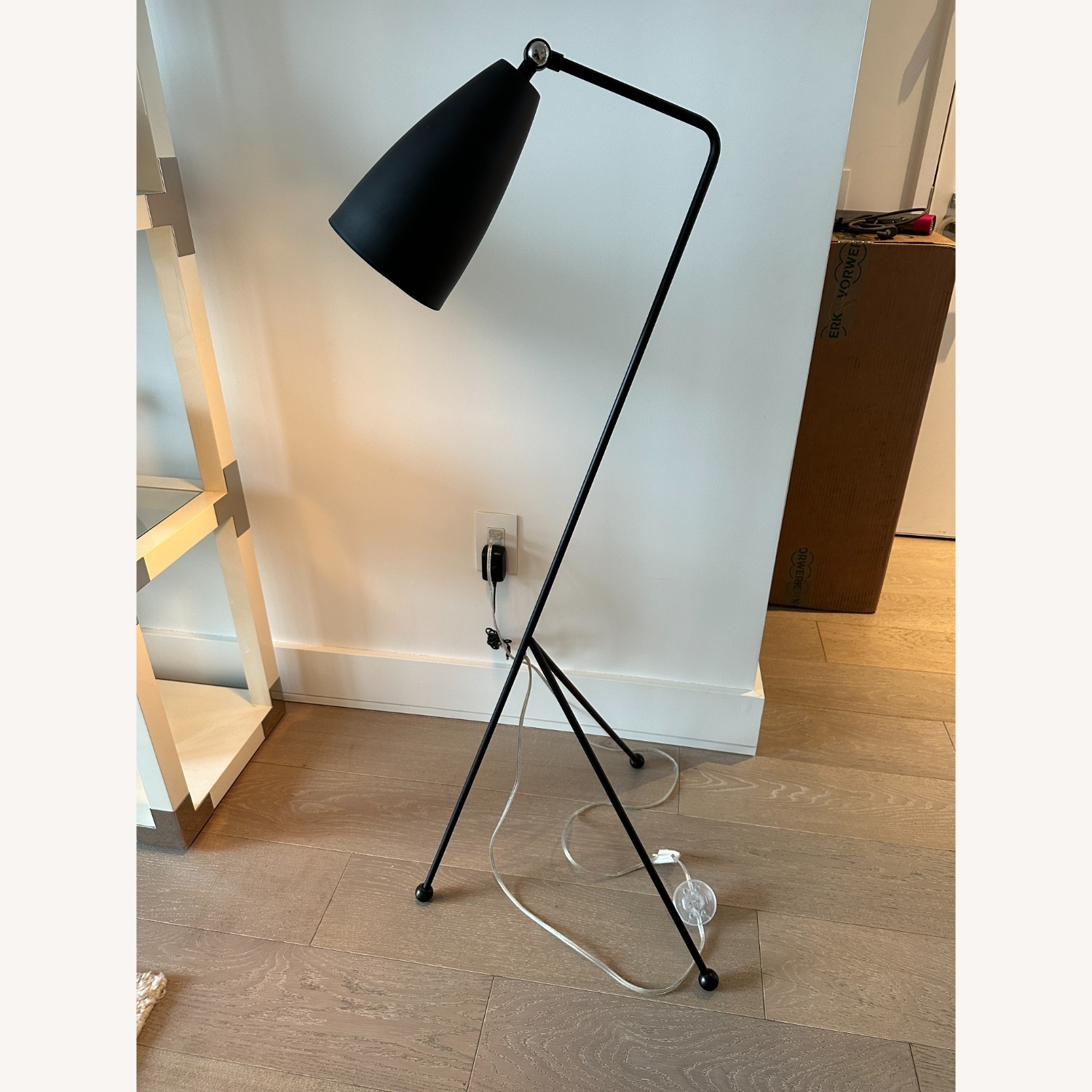 Black Tripod Floor Lamp - image-2