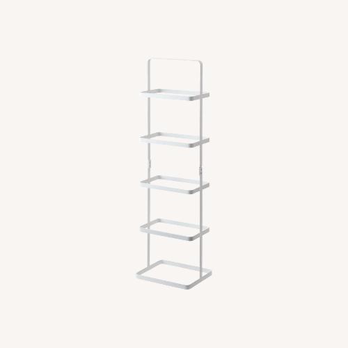 Used Yamazaki Home White Shoe Rack - Steel - Tall for sale on AptDeco