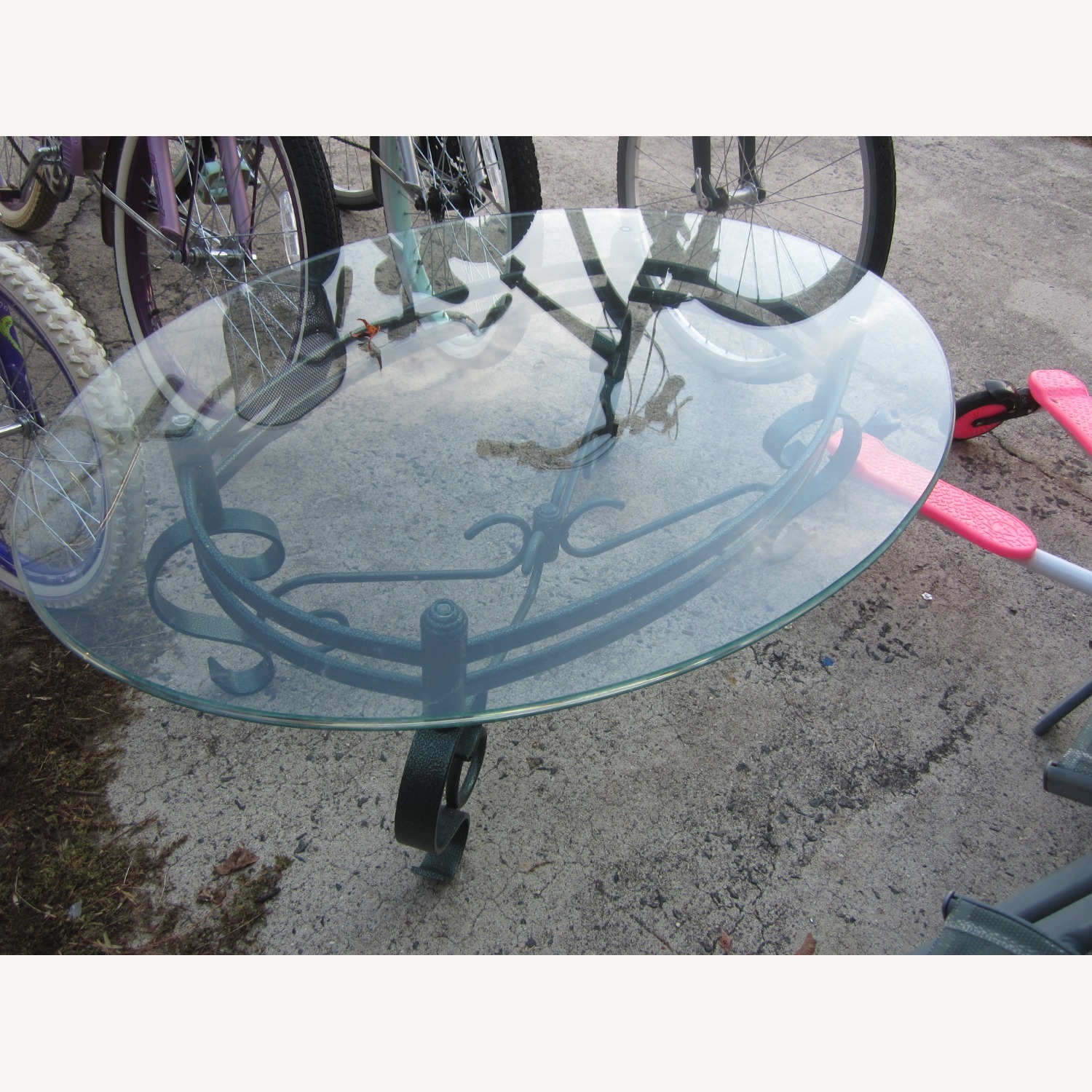 Glass Coffee Table Indoor/Outdoor - image-4