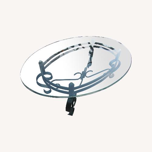 Used Glass Coffee Table Indoor/Outdoor for sale on AptDeco