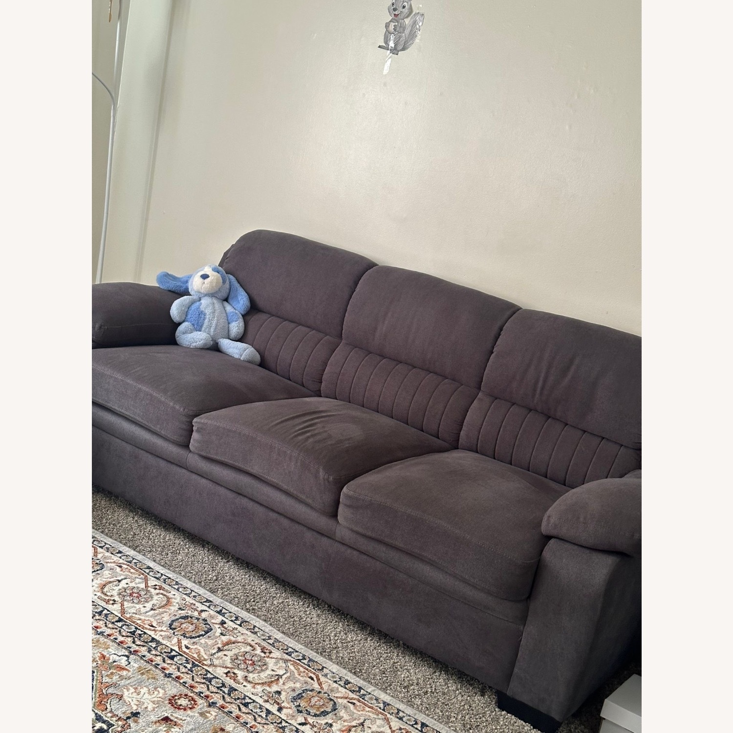 Raymour & Flanigan Felicia Gray Sofa - image-1