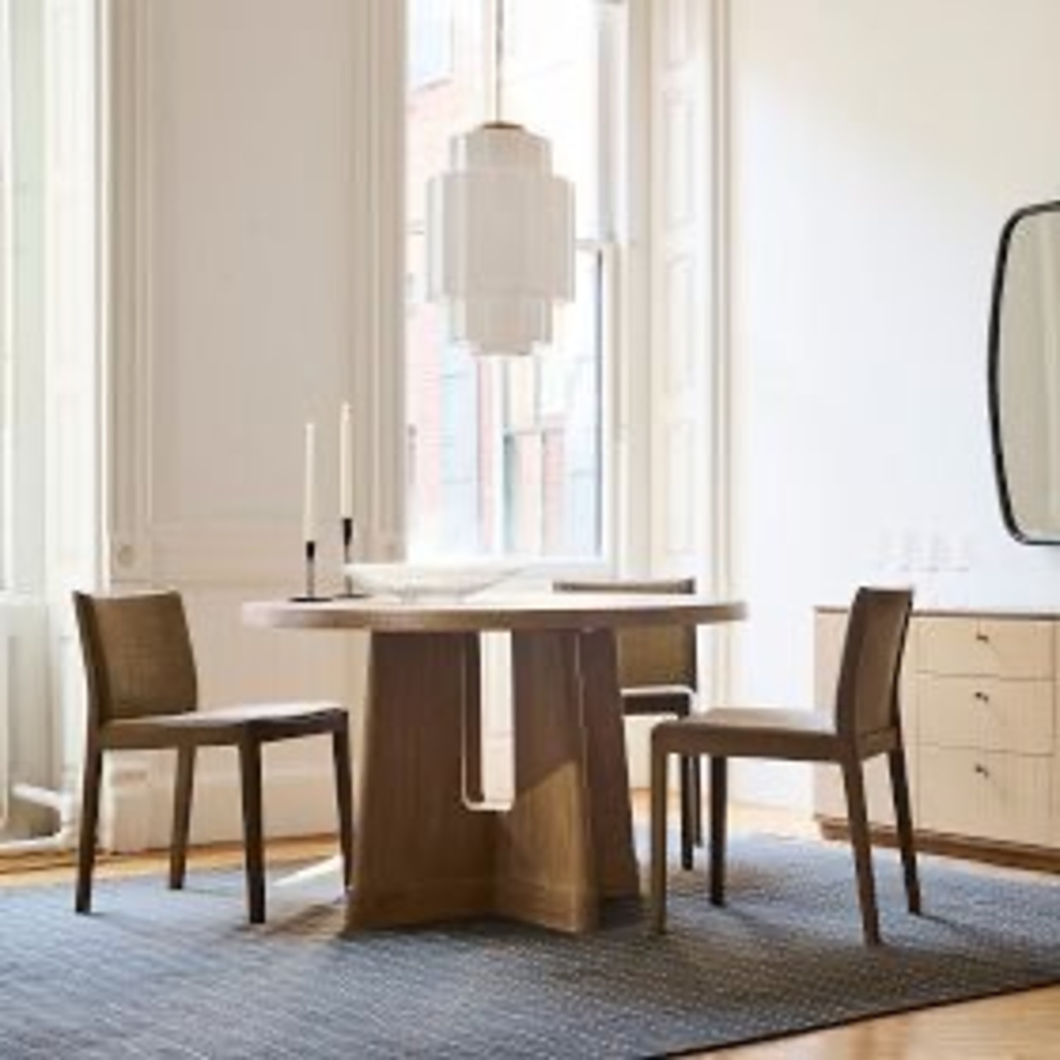 West Elm Innis Wood Dining Table - image-5