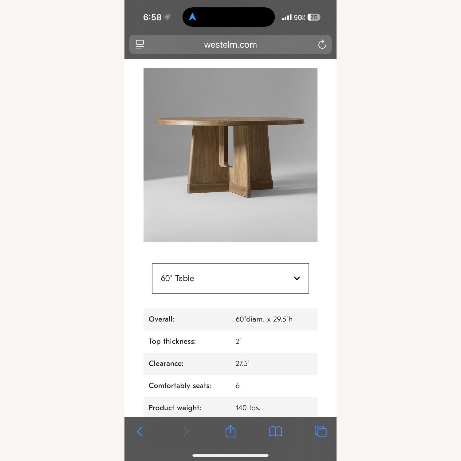 West Elm Innis Wood Dining Table - image-6
