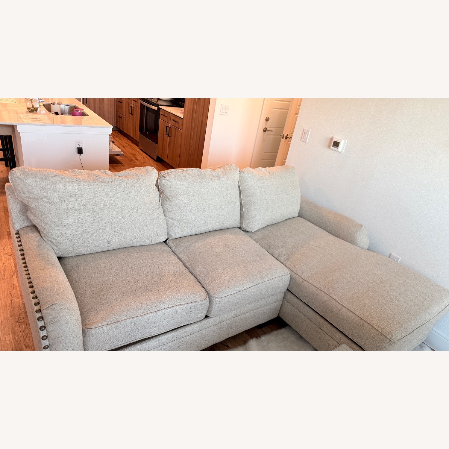 Ashley Furniture Dellara Light beige 3+ Piece Sectional - image-1