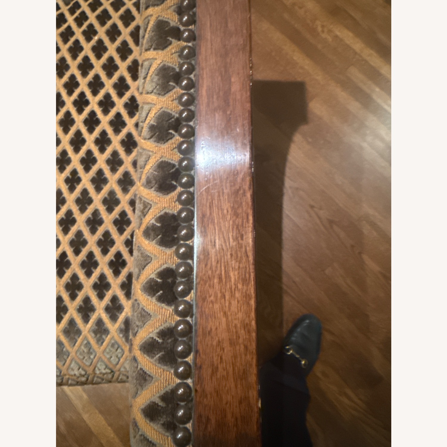 Mahogany Veneer Accent Chairs - image-6