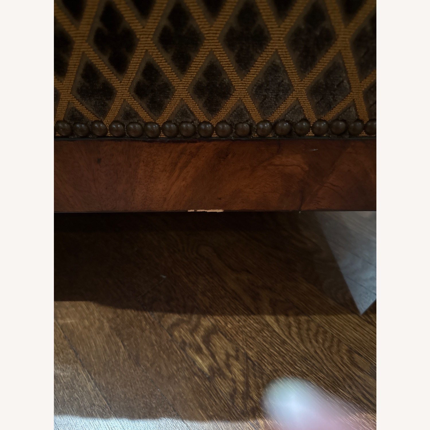 Mahogany Veneer Accent Chairs - image-4