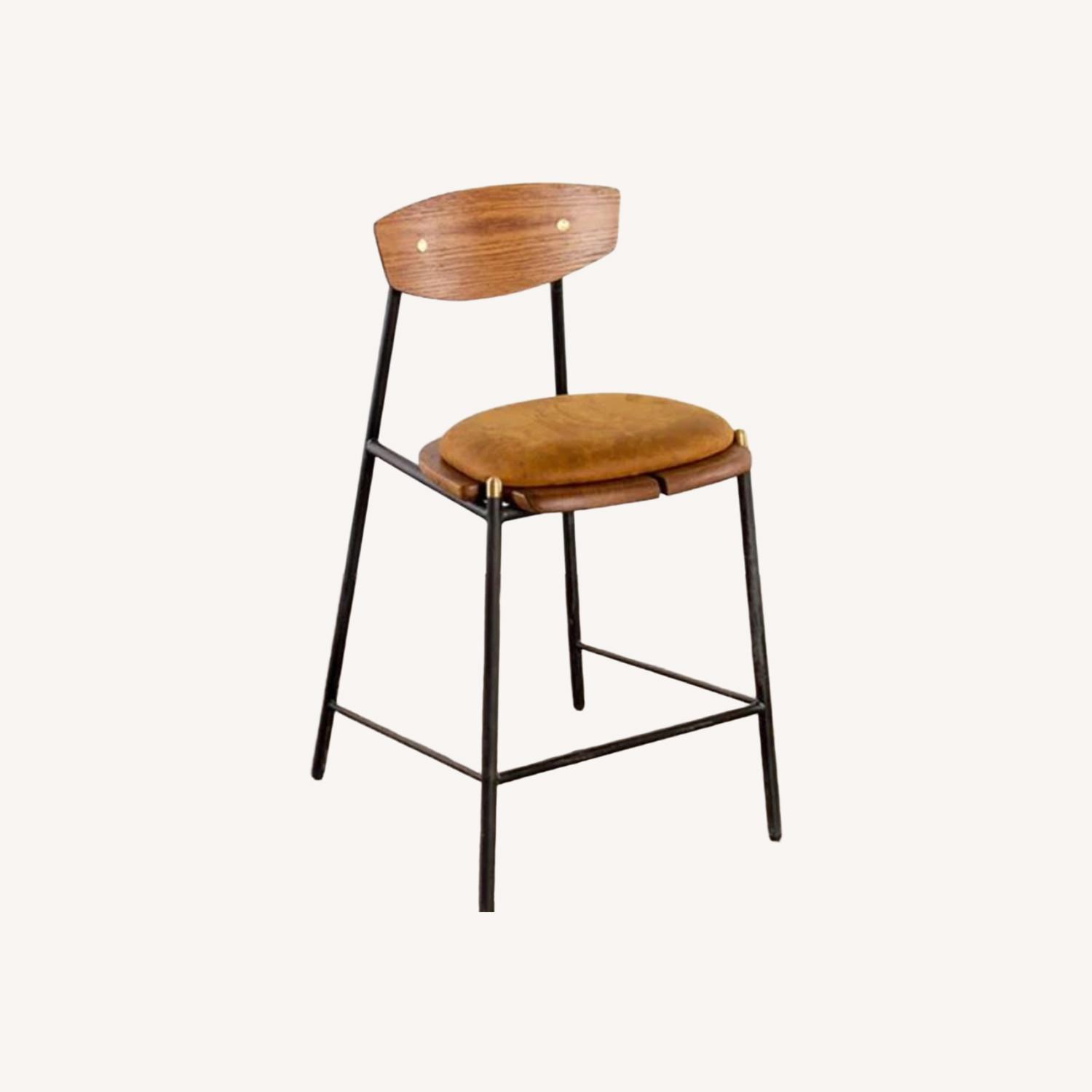 Kink Leather Bar Stool - District Eight - image-0