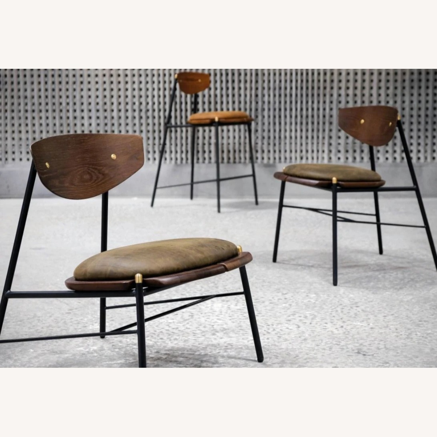 Kink Leather Bar Stool - District Eight - image-3