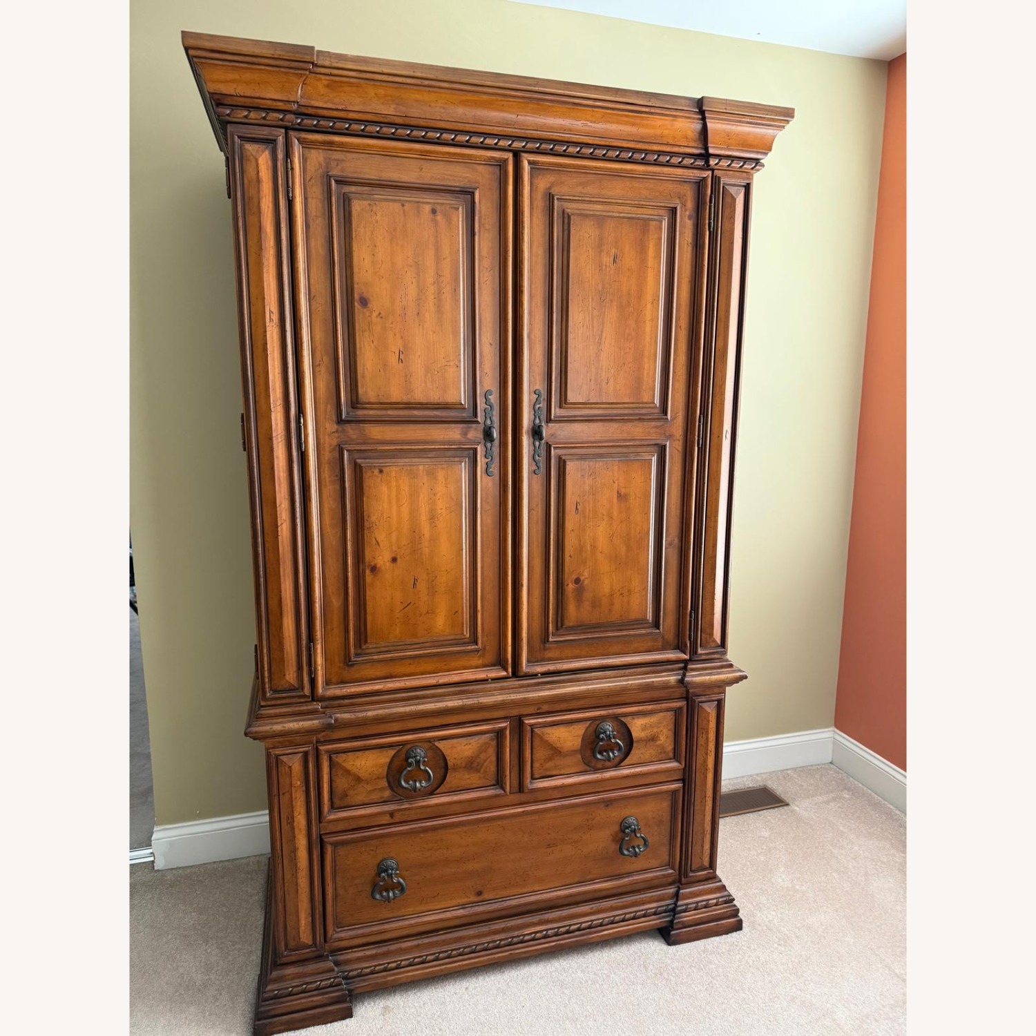 Tv Armoire with Storage - image-0