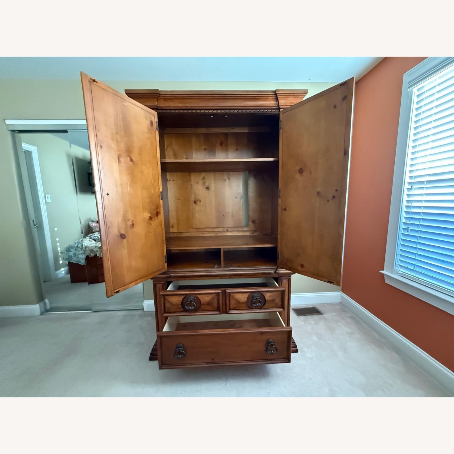 Tv Armoire with Storage - image-1