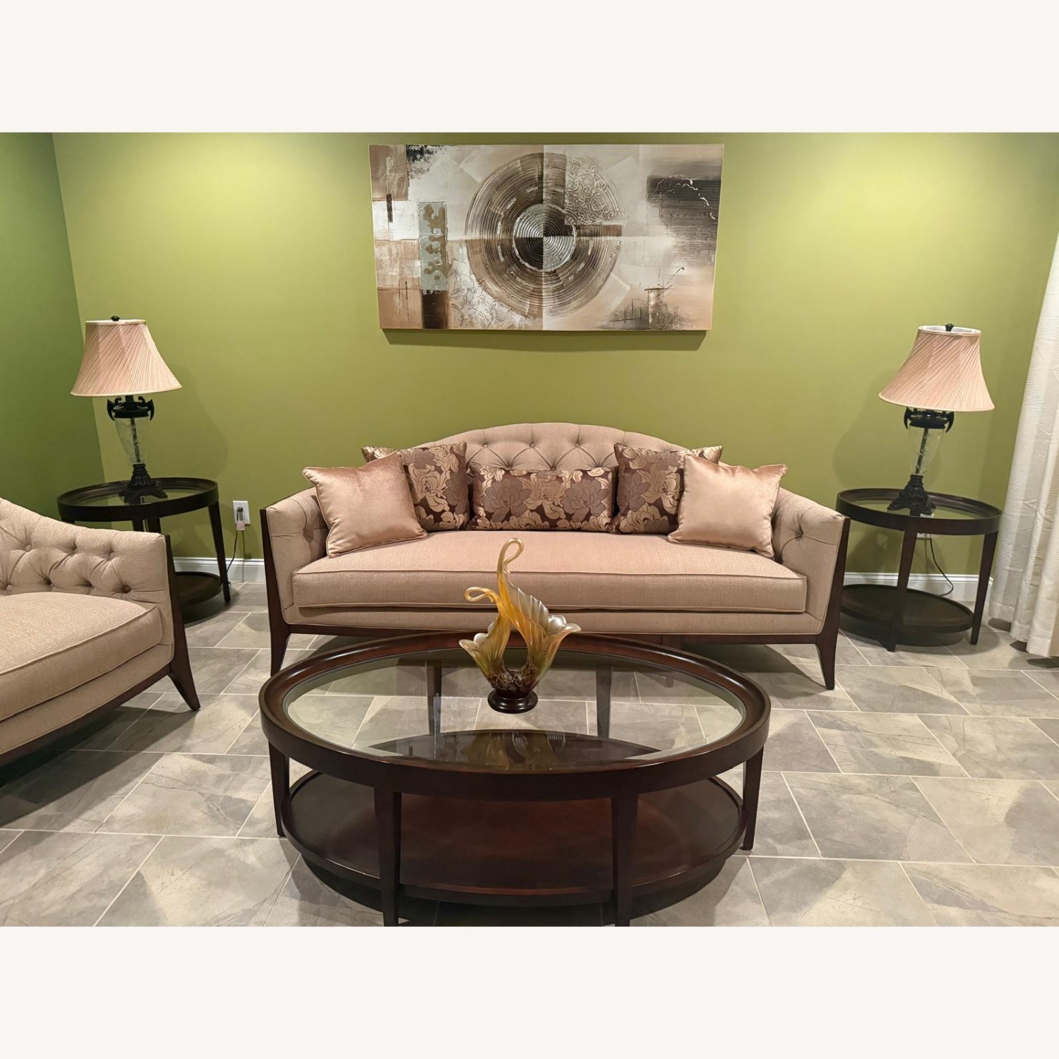 Raymour & Flanigan Fabric 3+ Seater Sofa - image-2