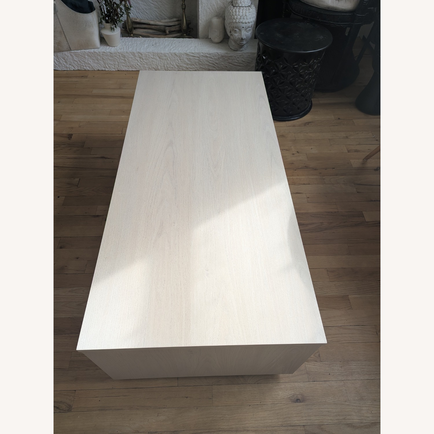 Wade Logan Paxton White MDF Wood Coffee Table - image-3
