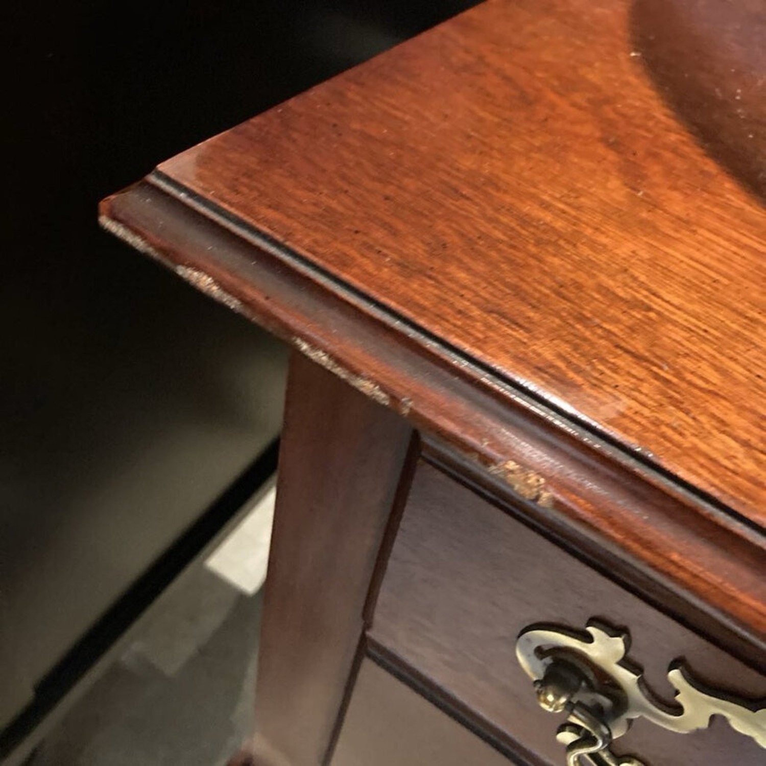 Hickory Chair Queen Anne Mahogany Lowboy Dresser - image-7