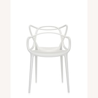 Mid-Century Modern Kartell Masters White Chair