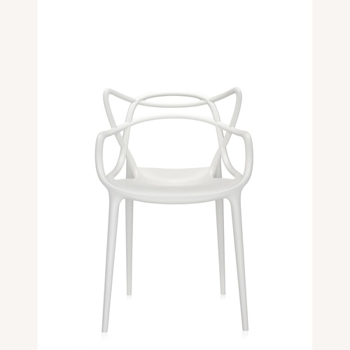 Used Mid-Century Modern Kartell Masters White Chair for sale on AptDeco