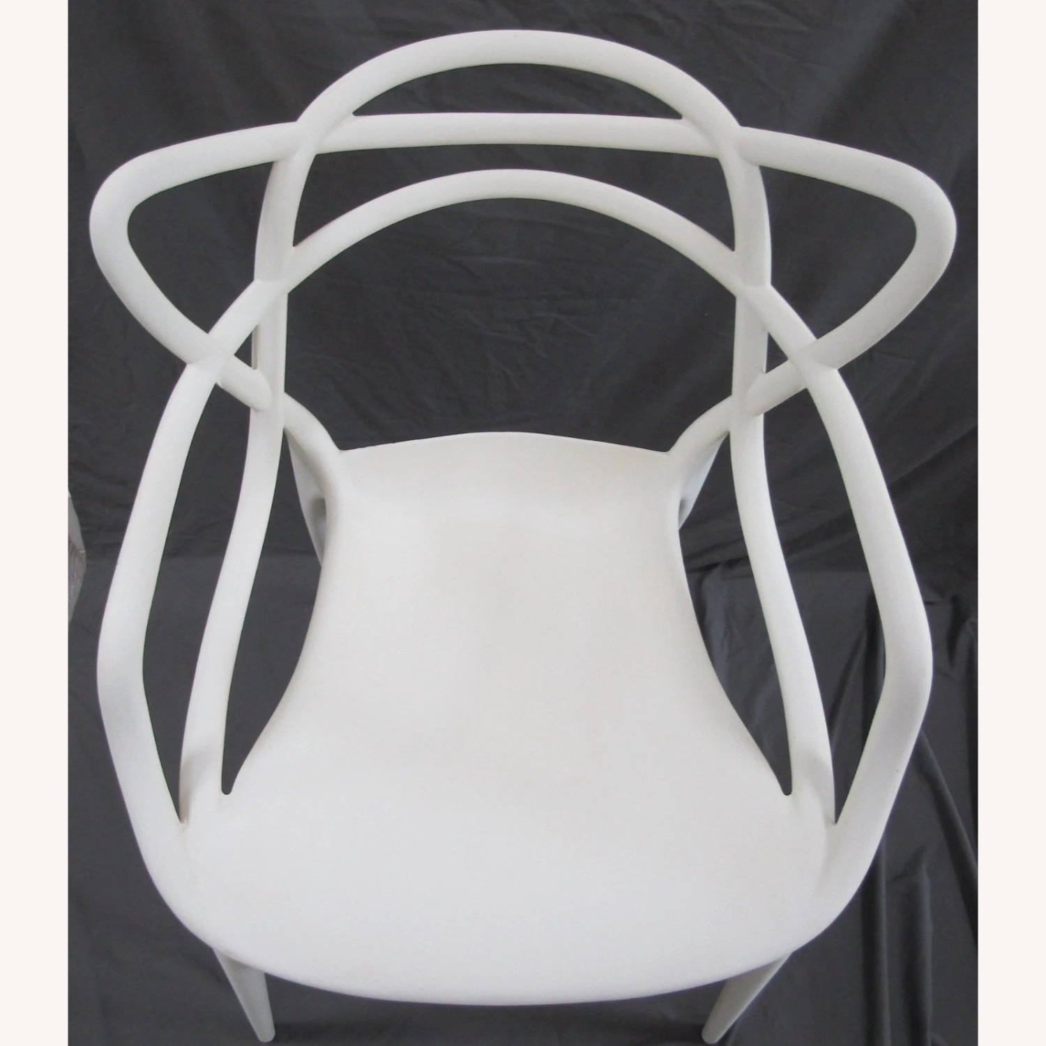 Mid-Century Modern Kartell Masters White Chair - image-4