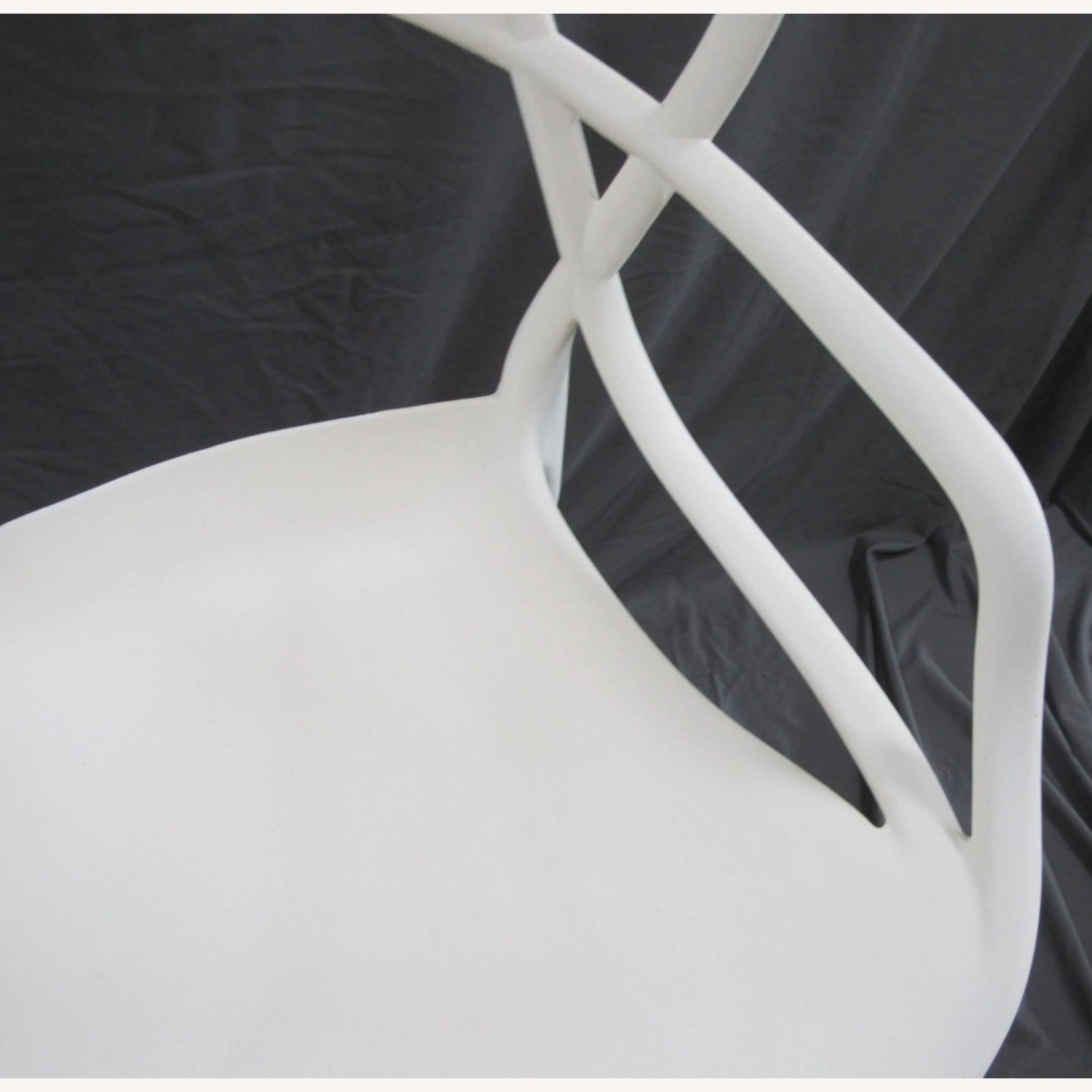 Mid-Century Modern Kartell Masters White Chair - image-12