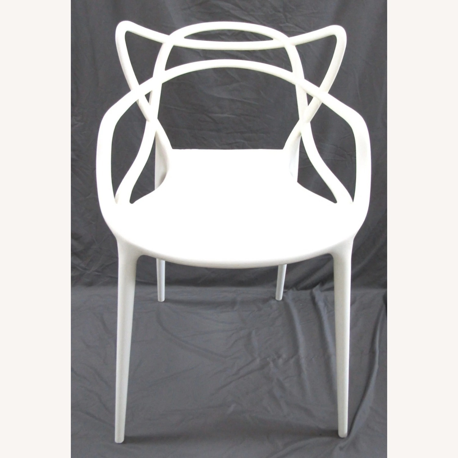 Mid-Century Modern Kartell Masters White Chair - image-1