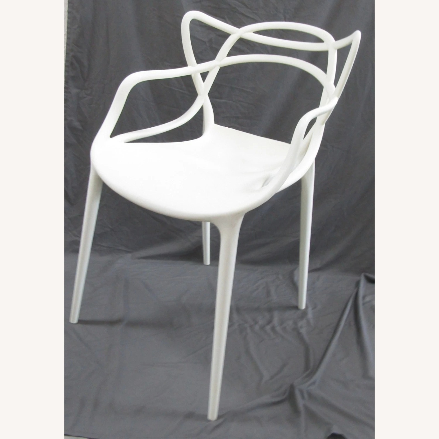Mid-Century Modern Kartell Masters White Chair - image-10