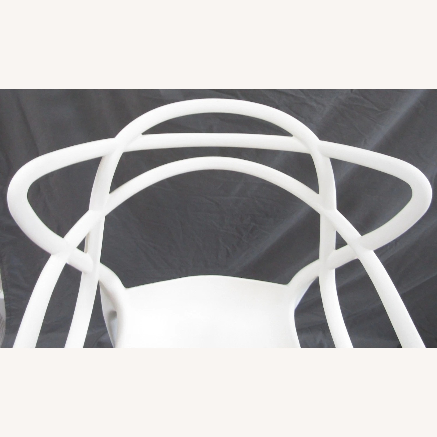 Mid-Century Modern Kartell Masters White Chair - image-11