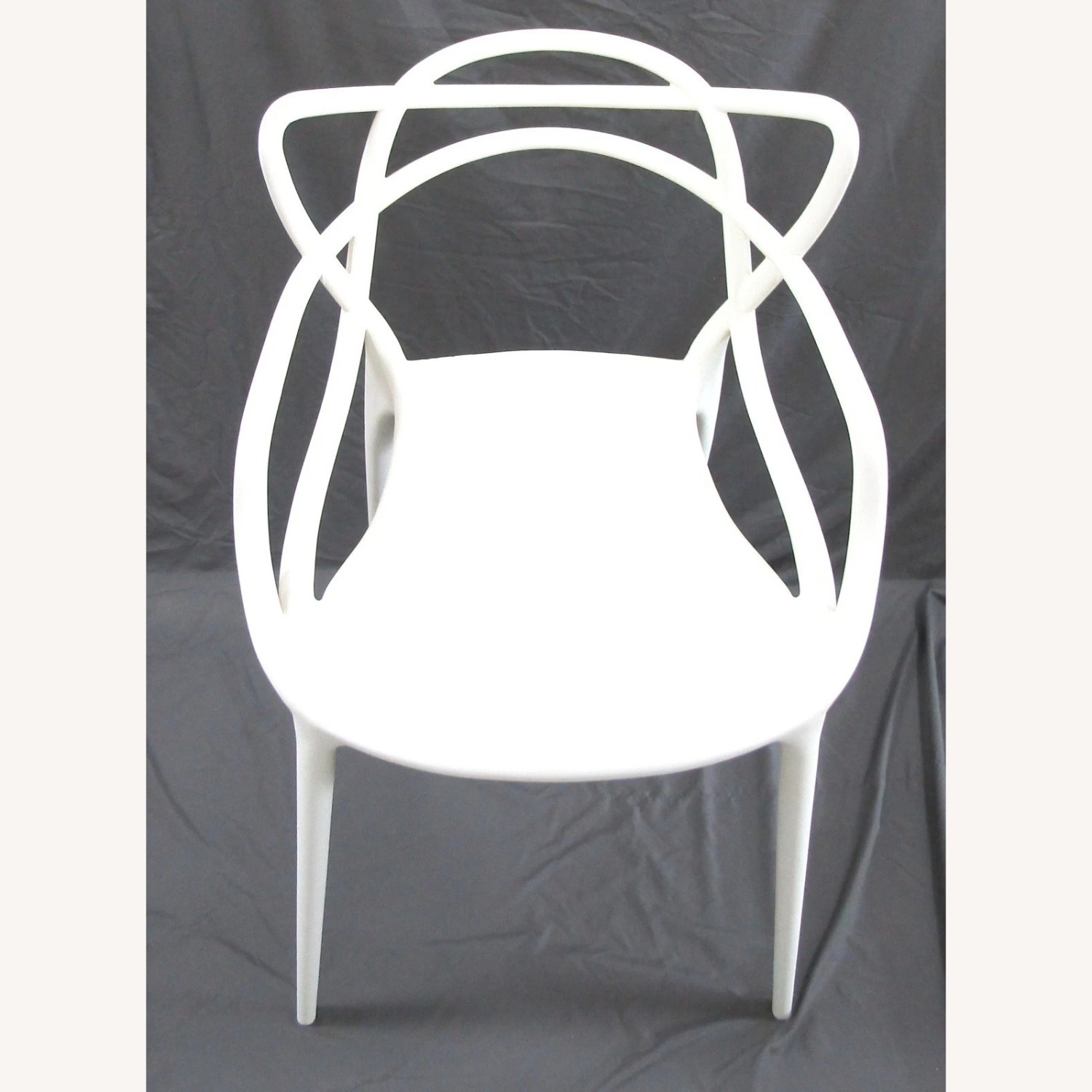 Mid-Century Modern Kartell Masters White Chair - image-3