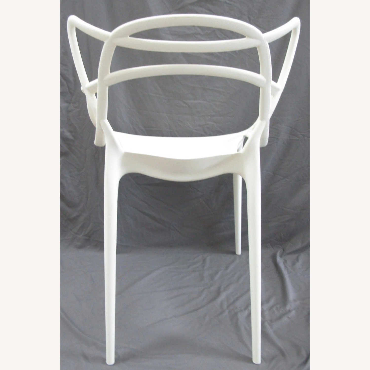Mid-Century Modern Kartell Masters White Chair - image-7