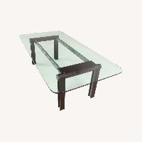 Art Deco Glass Dining Table