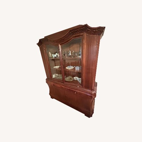 Used Antique Wood China Cabinet for sale on AptDeco