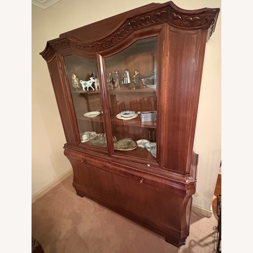 Used Antique Wood China Cabinet for sale on AptDeco