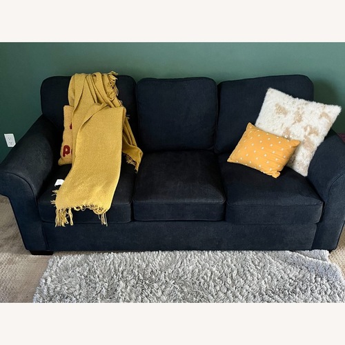 Used Wayfair Blue Fabric Sleeper Sofa for sale on AptDeco