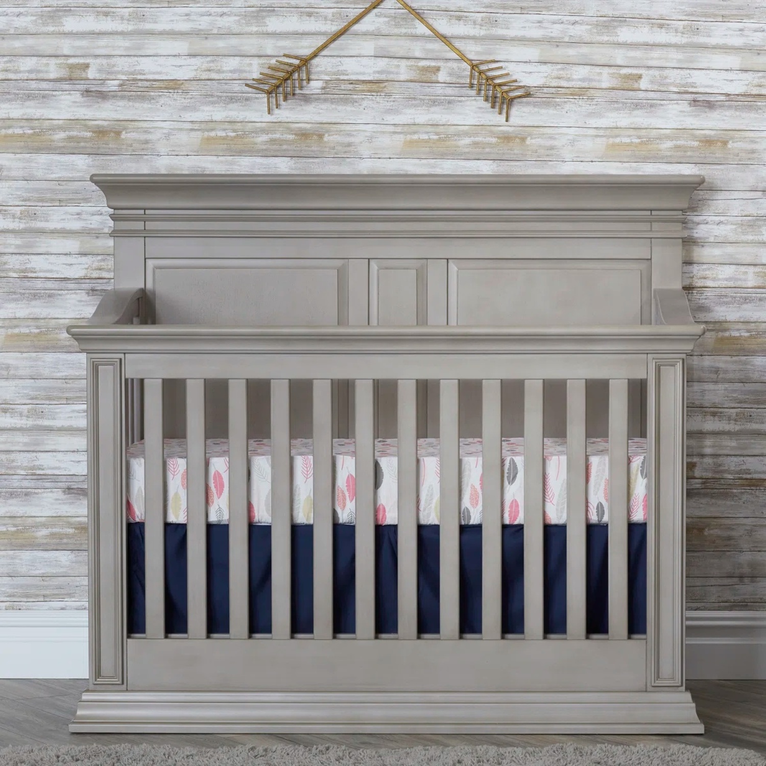 Wayfair Vienna 4-1 Convertible Crib Ash Grey - image-0