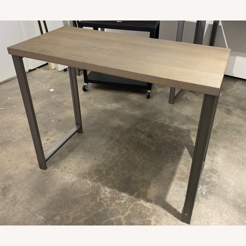 Used Custom Crafted Light Brown Wood Kitchen Island for sale on AptDeco