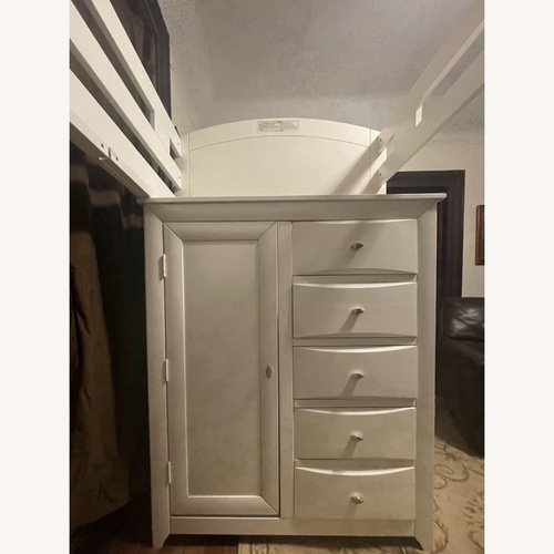 Used Twin Loft With Dresser & Chifforobe Storage for sale on AptDeco