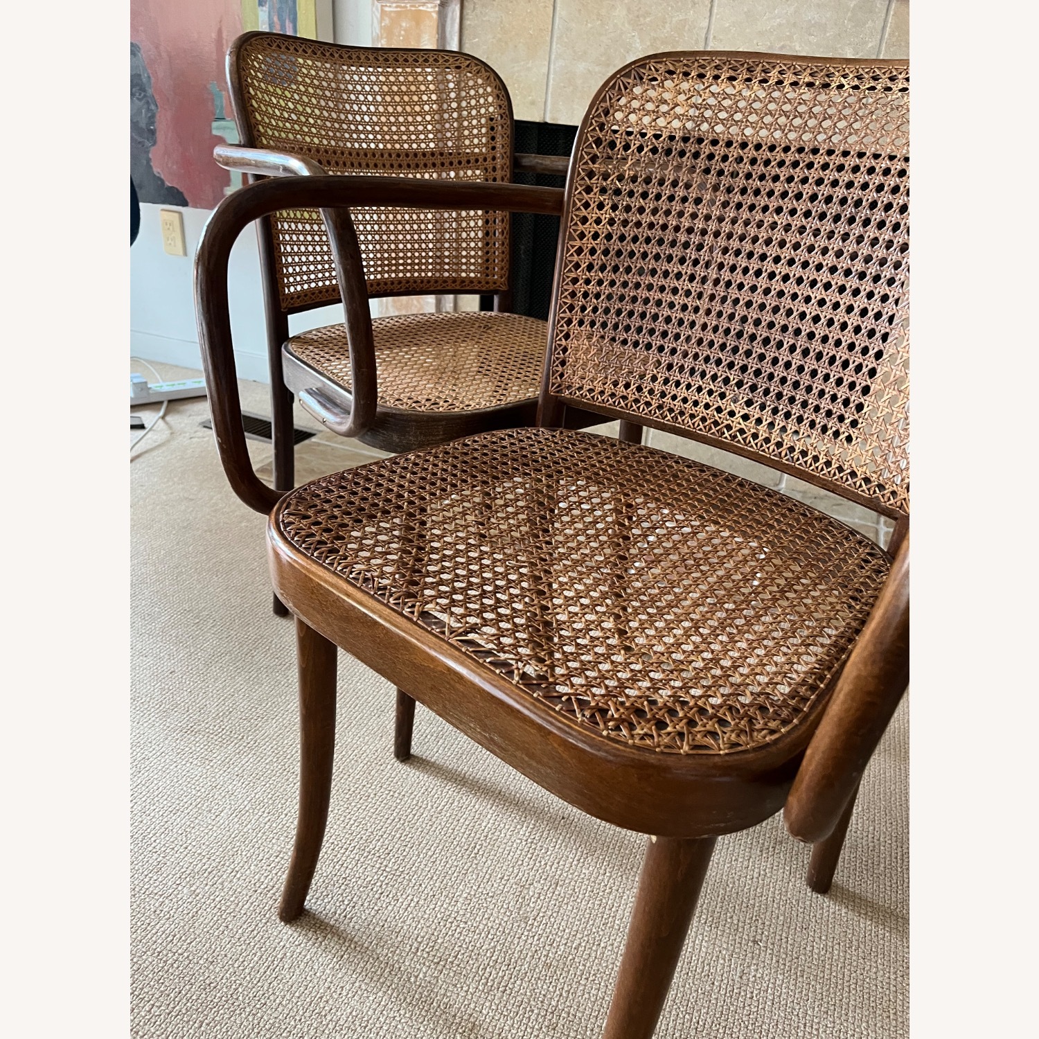 Josef Hoffmann Furniture Dark Brown Dining Chairs - image-6