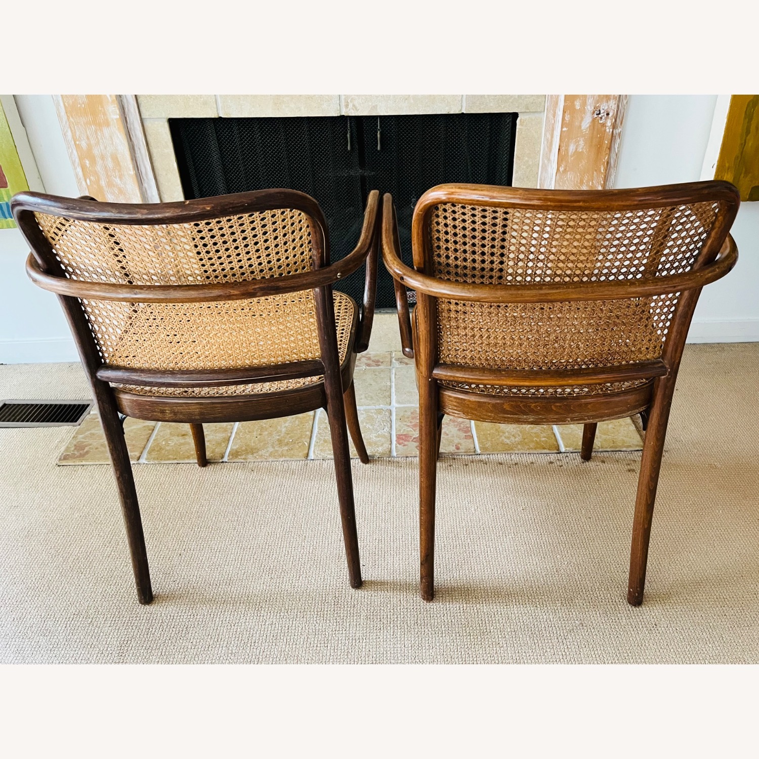 Josef Hoffmann Furniture Dark Brown Dining Chairs - image-4