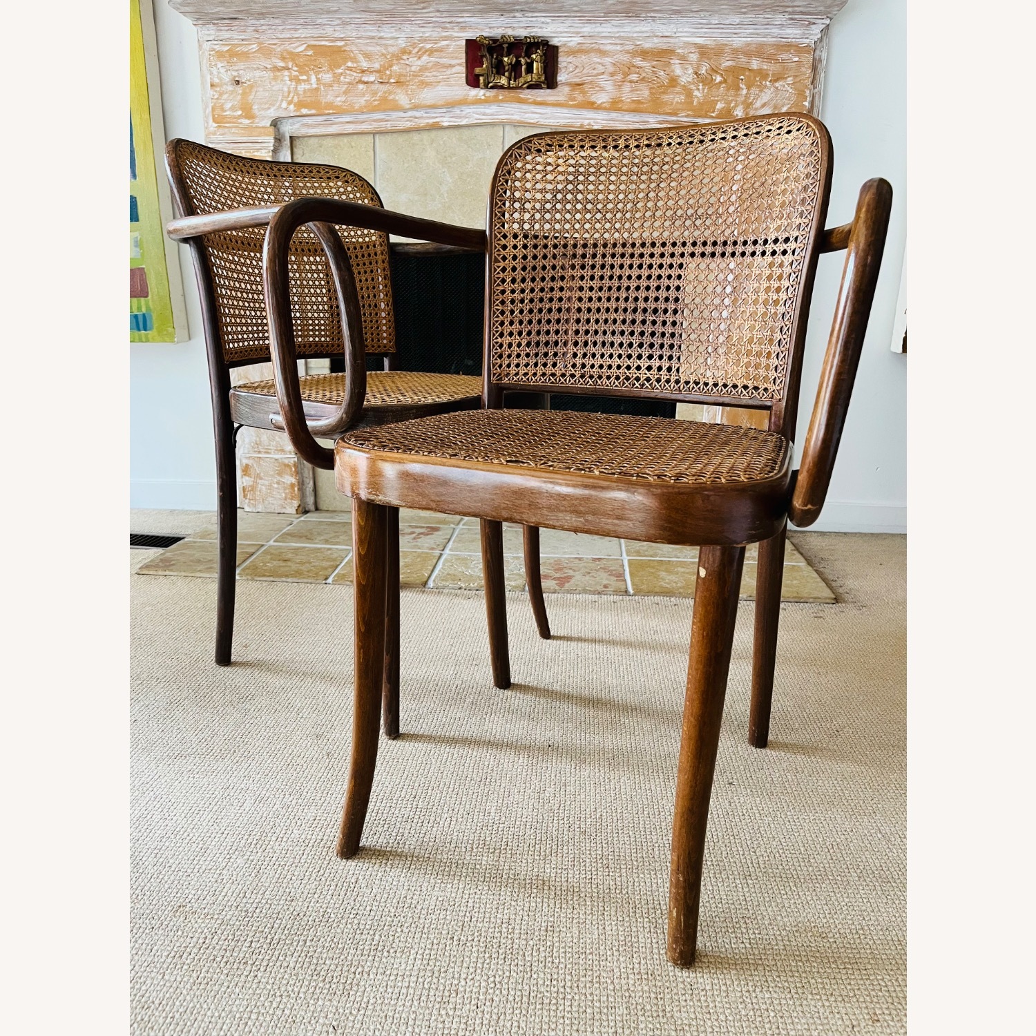 Josef Hoffmann Furniture Dark Brown Dining Chairs - image-10