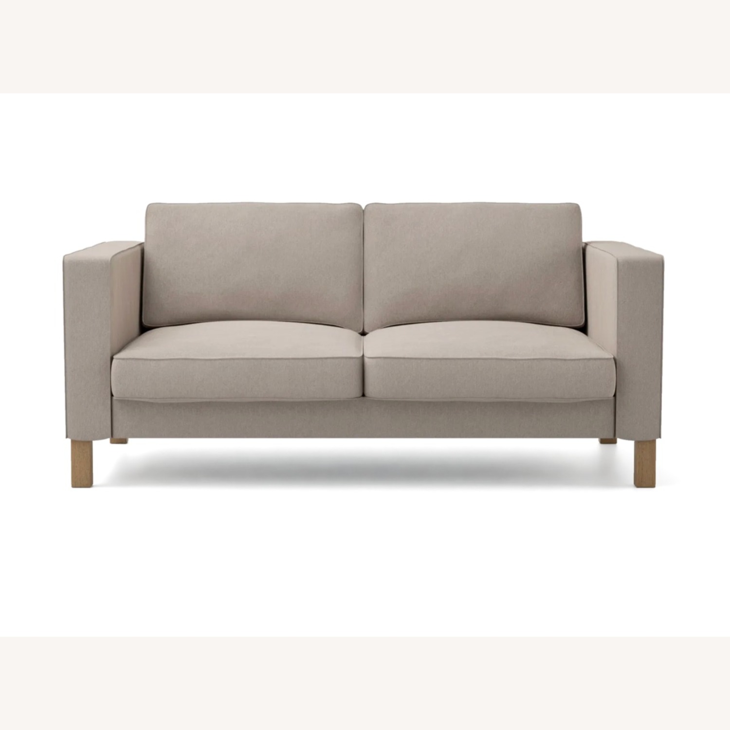 IKEA 2人掛けソファ KARLSTAD グレー IKEA Karlstad Light Gray Fabric 2 Seater Sofa - AptDeco