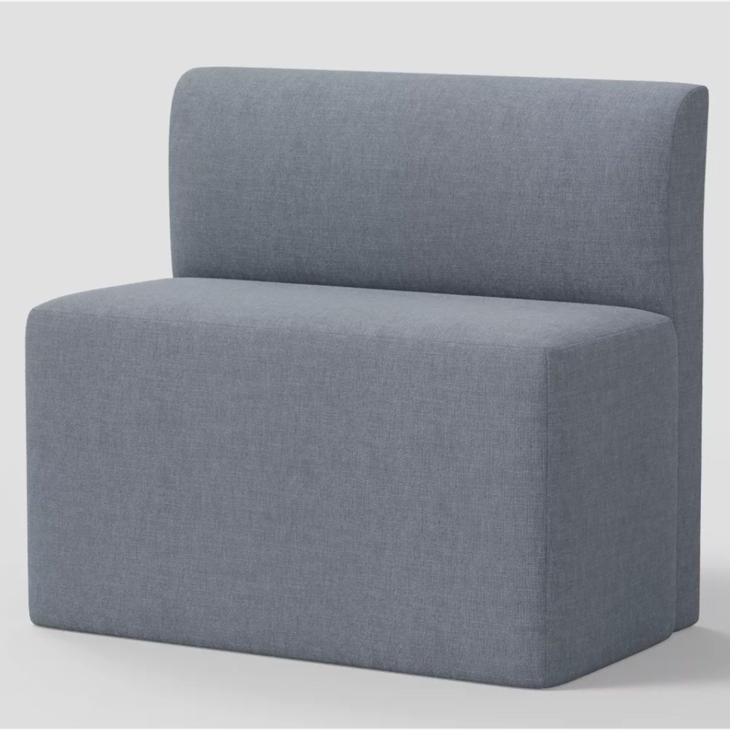 Target Threshold Blue Fabric Bench - image-1