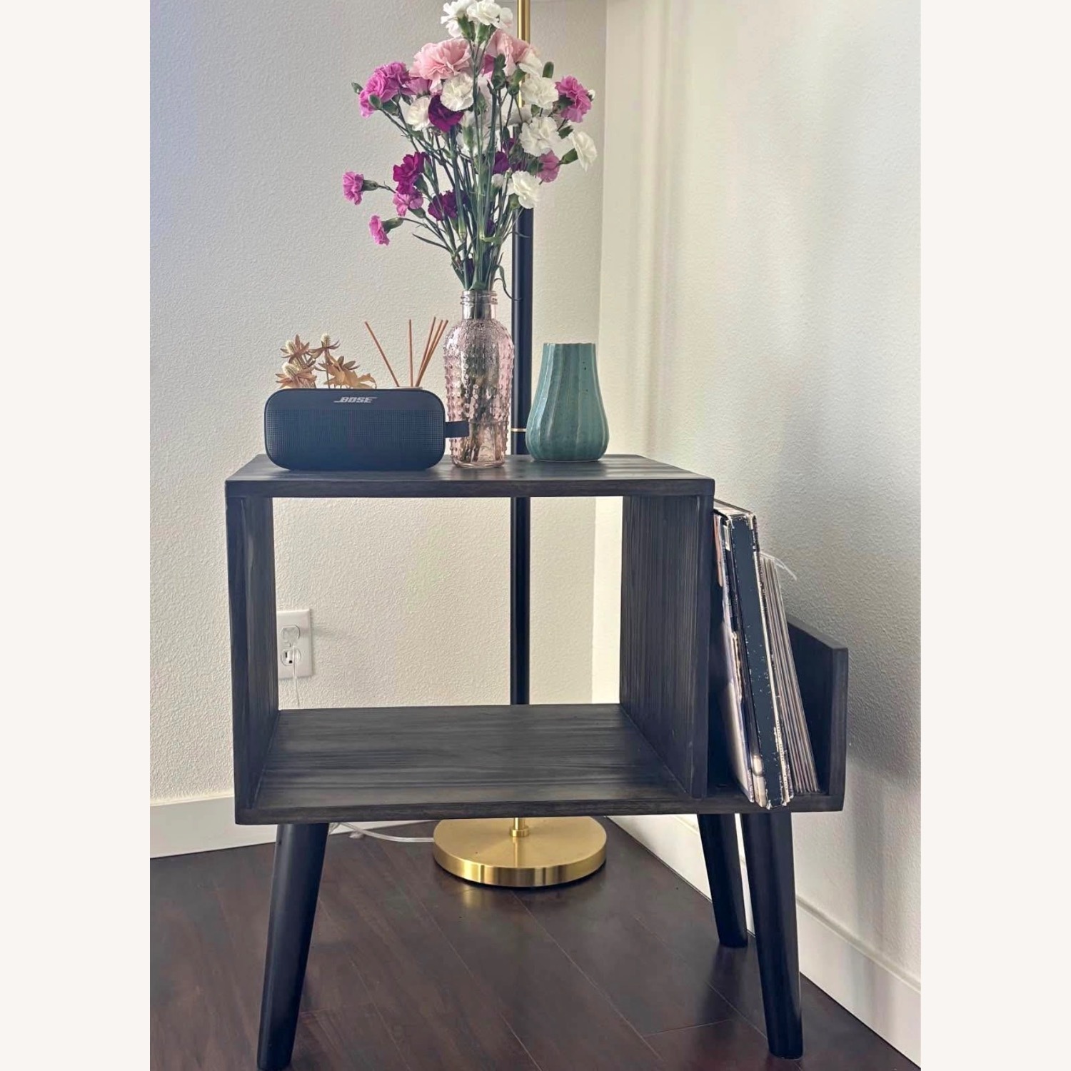 Vinyl Record Table - Mid Century Modern - image-5