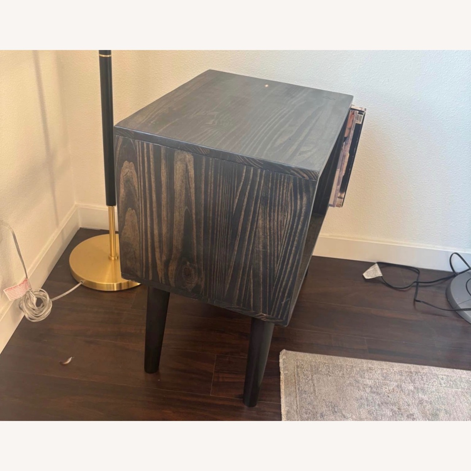 Vinyl Record Table - Mid Century Modern - image-4