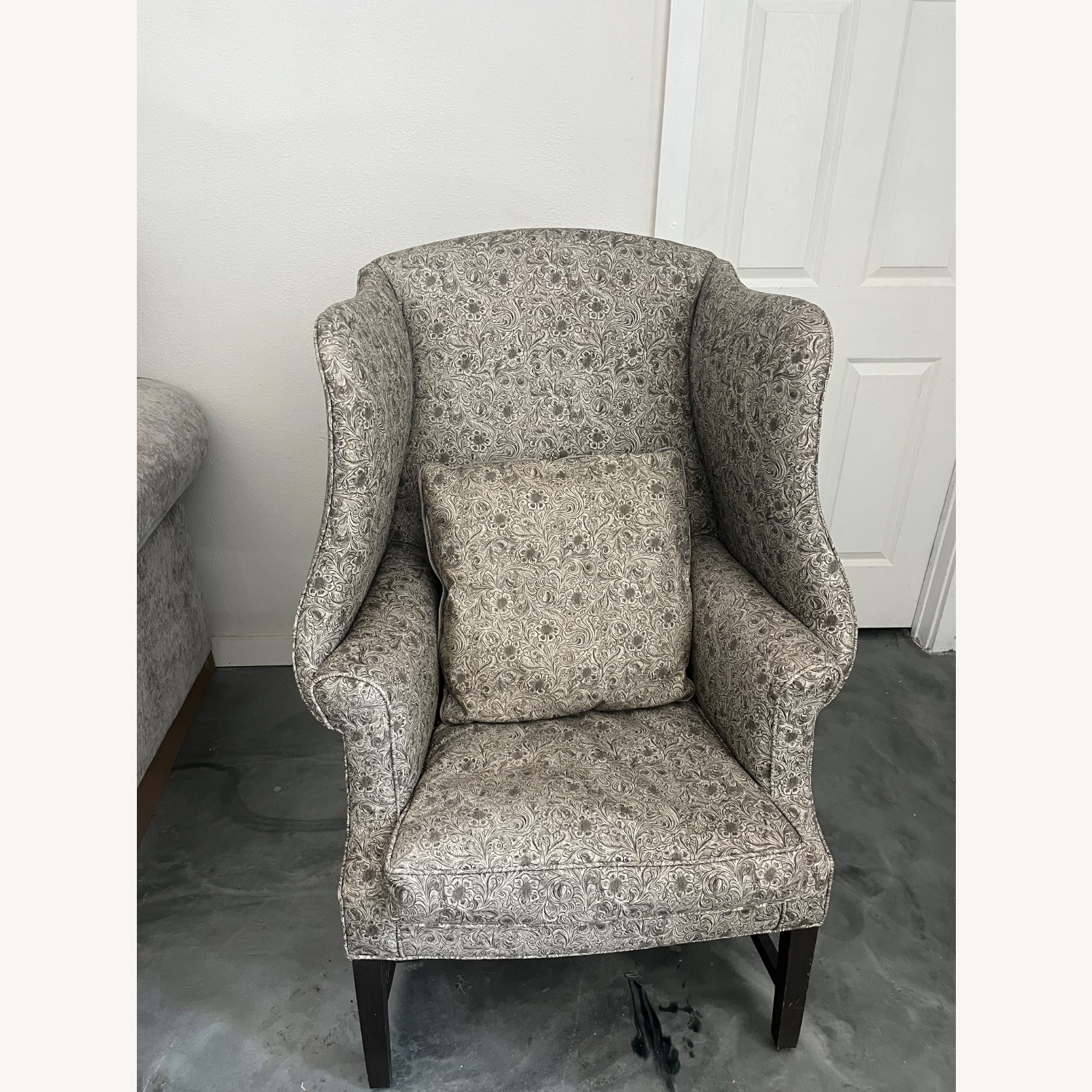 Re-Upholstered Wingback Chair - image-1