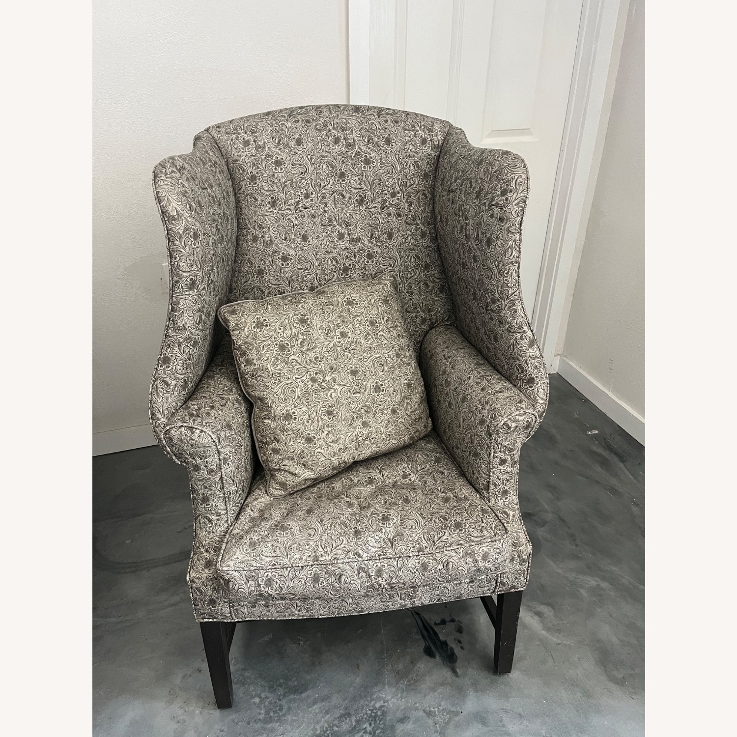 Re-Upholstered Wingback Chair - image-6