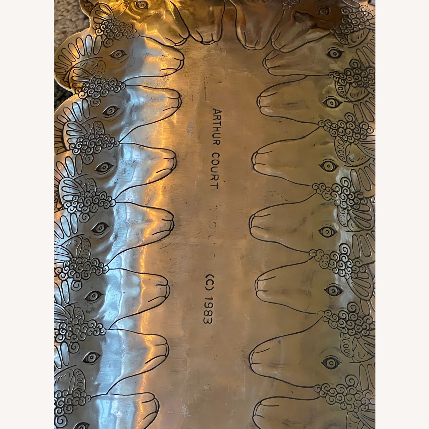 Arthur Court Ram's Head Serving Platter - image-2