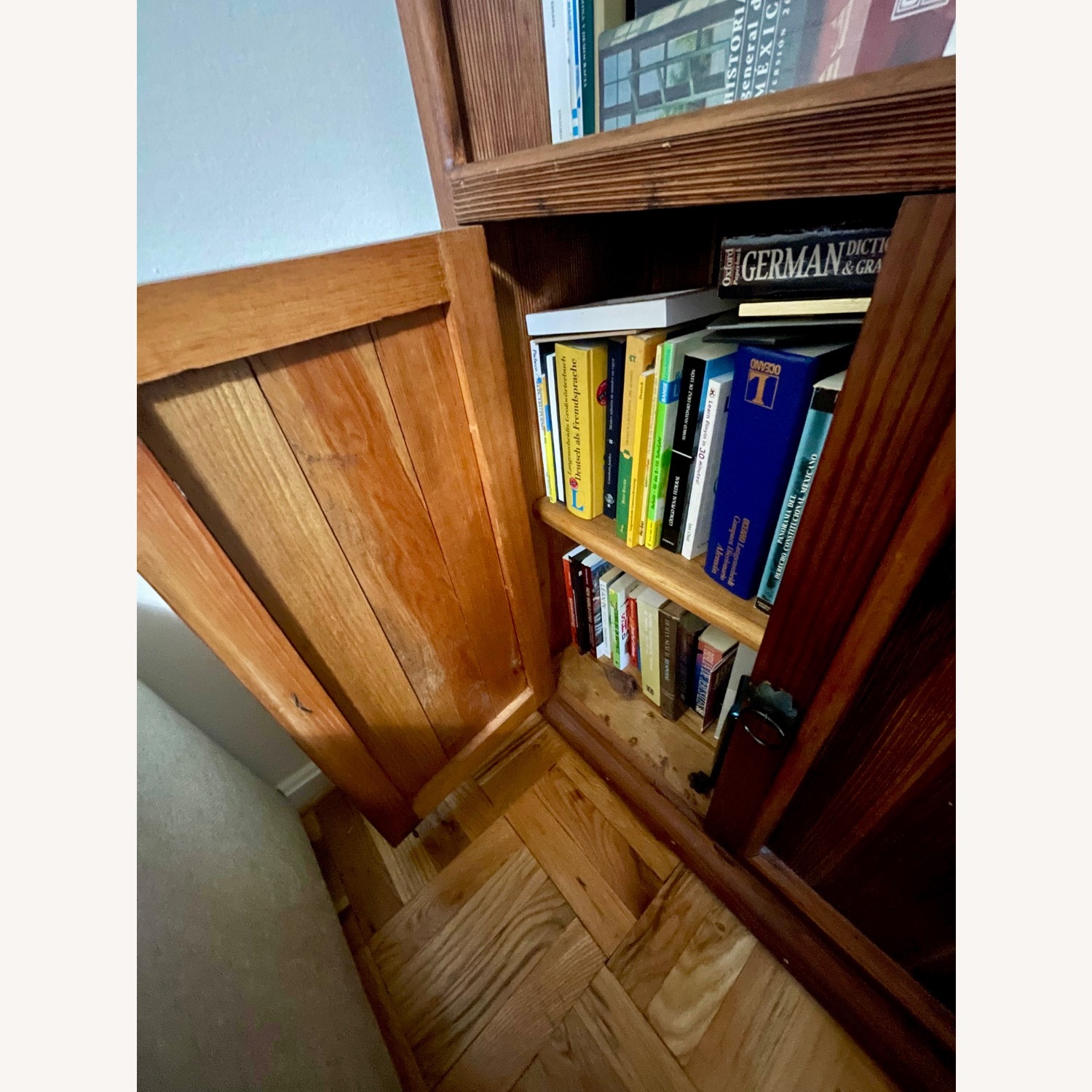 Unique Mexican Rustic Wooden Bookshelf - image-3