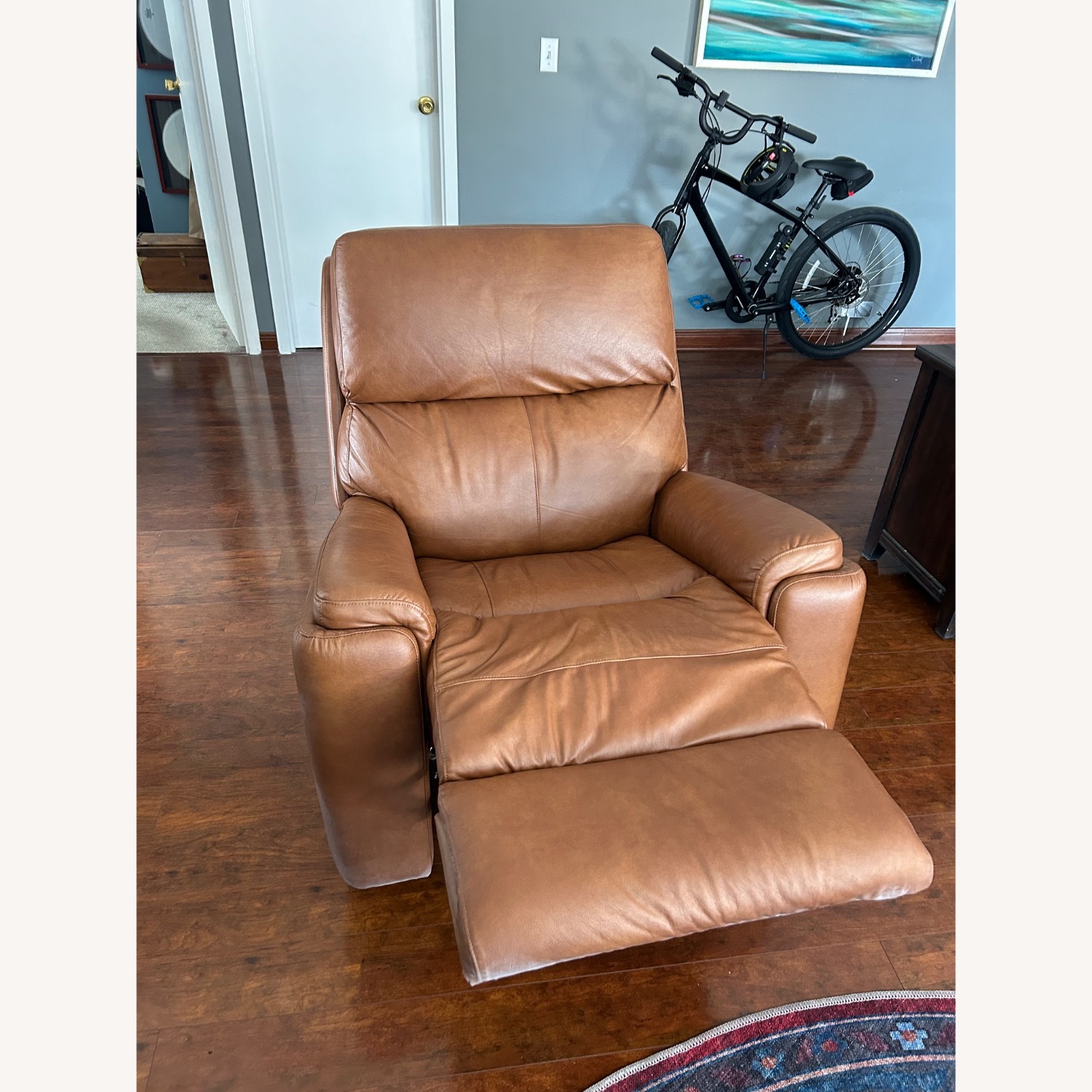 Walter E. Smithe Leather Recliner - image-2