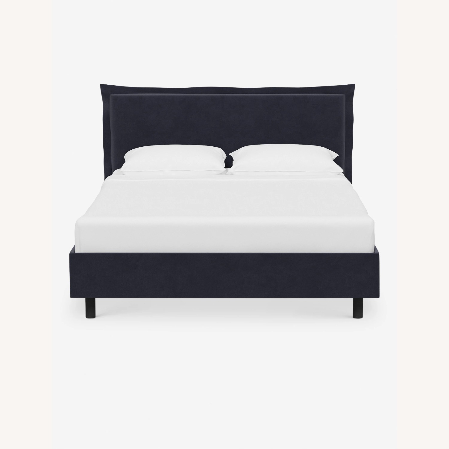 Lulu & Georgia Elara Blue Fabric King Bed - image-1