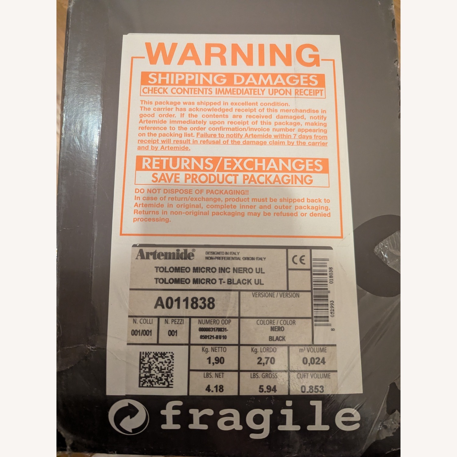 Artemide Tolomeo Table Lamp -Black - image-2