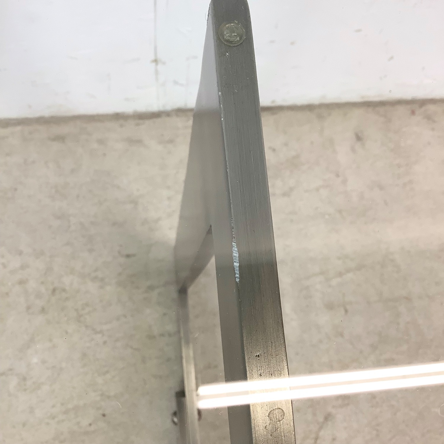 Round Modern Glass Top Side Table - image-9