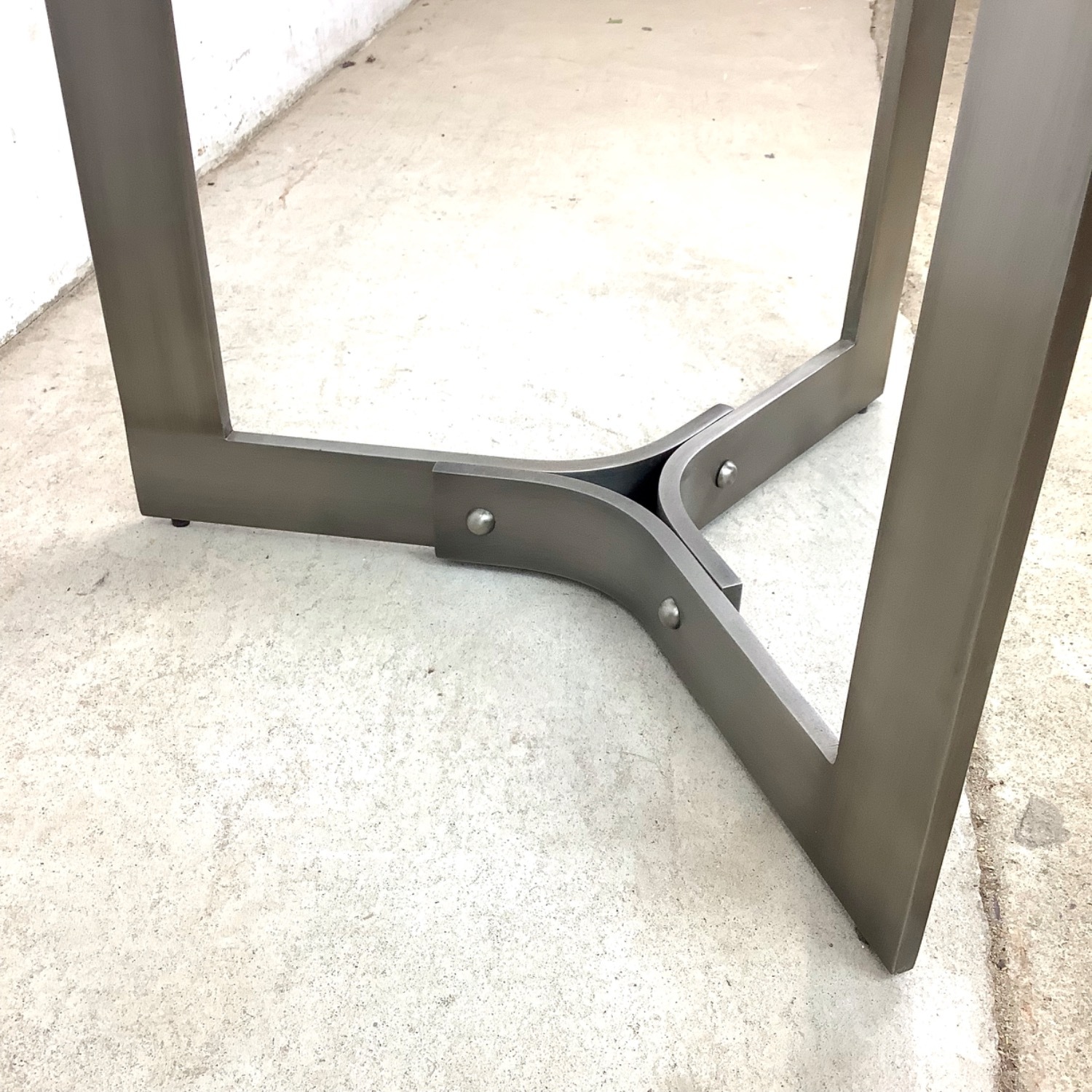 Round Modern Glass Top Side Table - image-6